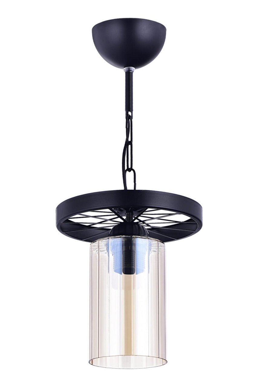 732-1 TEKLİ AVİZE SİYAH